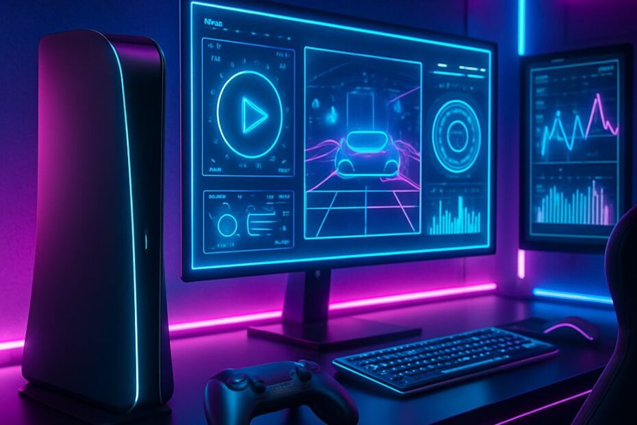 Ilustrasi Game Online Terbaru 2026: Teknologi & Desain Futuristik